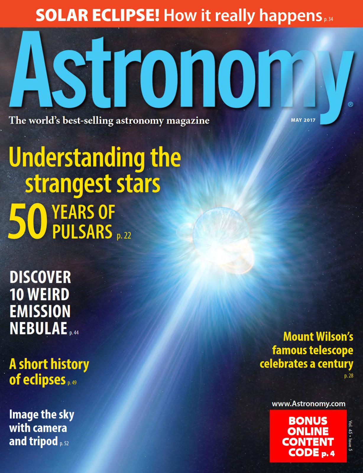 Astronomy 天文学杂志 MAY 2017